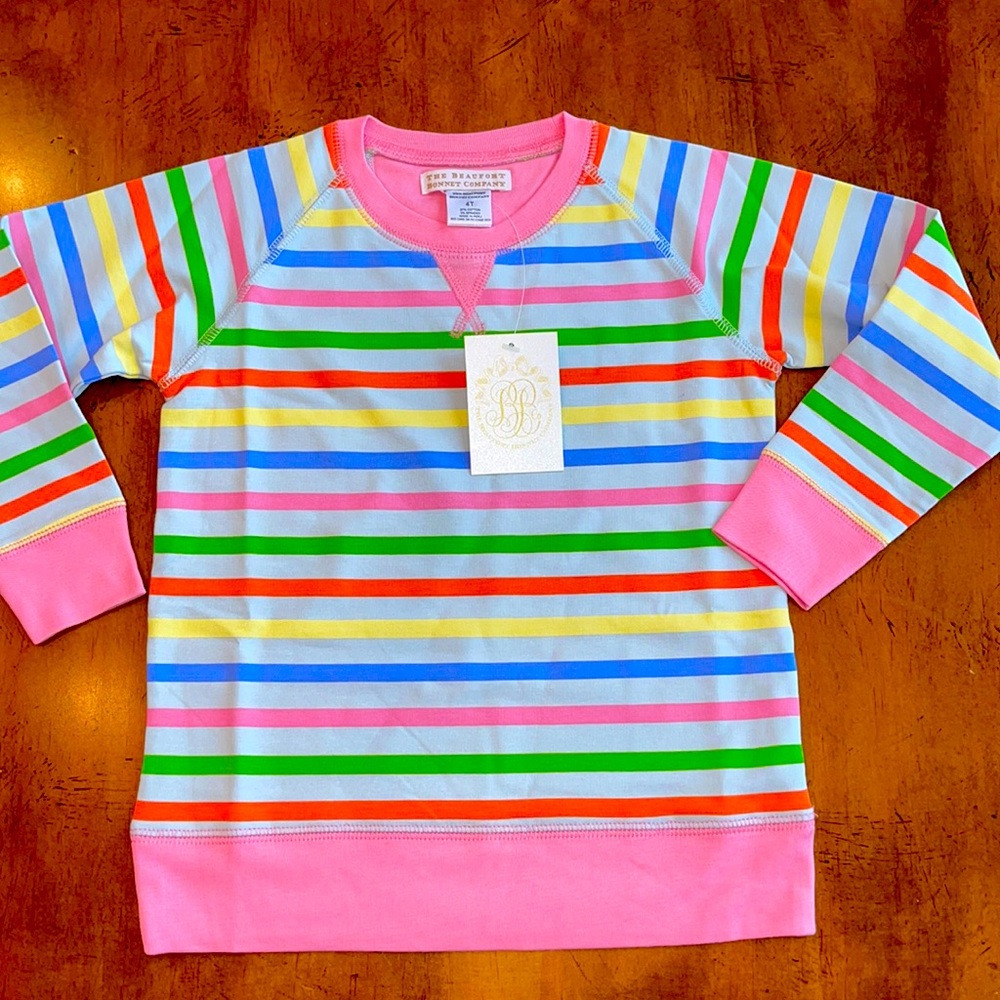 NWT TBBC Cassidy Crewneck Striped - price firm